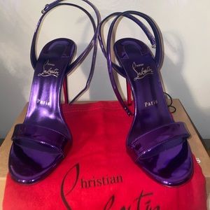 Purple Christian Louboutin size EU 38.5